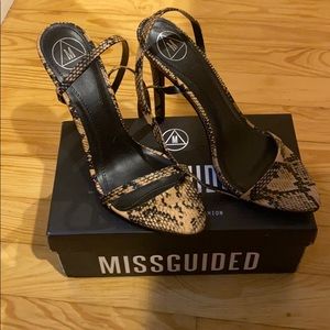 Snake skin heels
